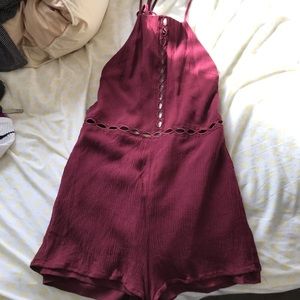 Maroon romper
